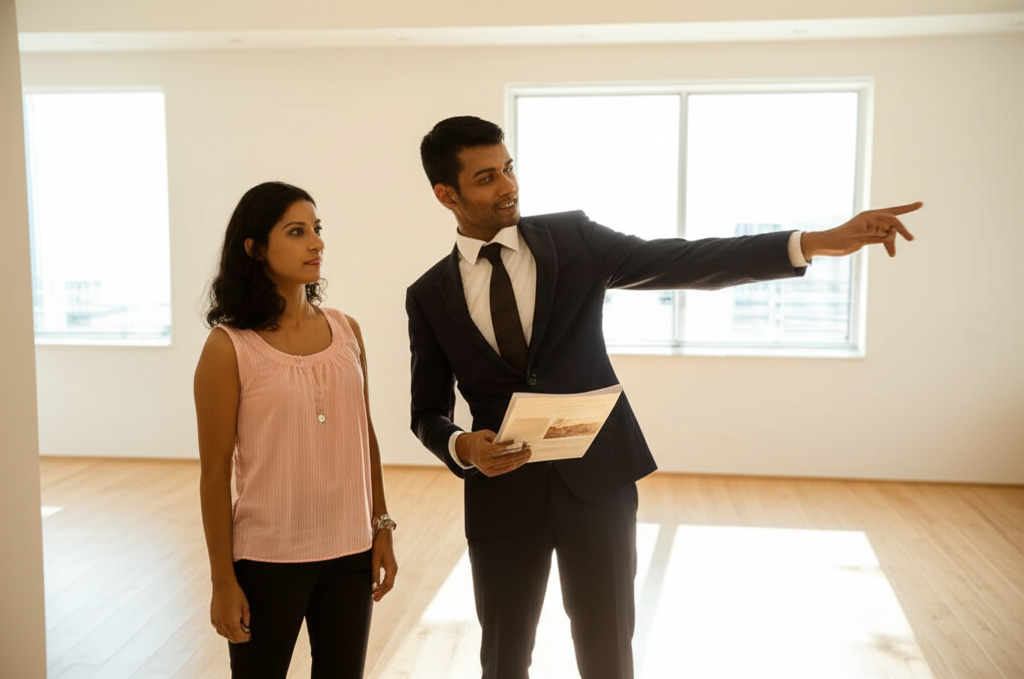 Luxury property viewing experience